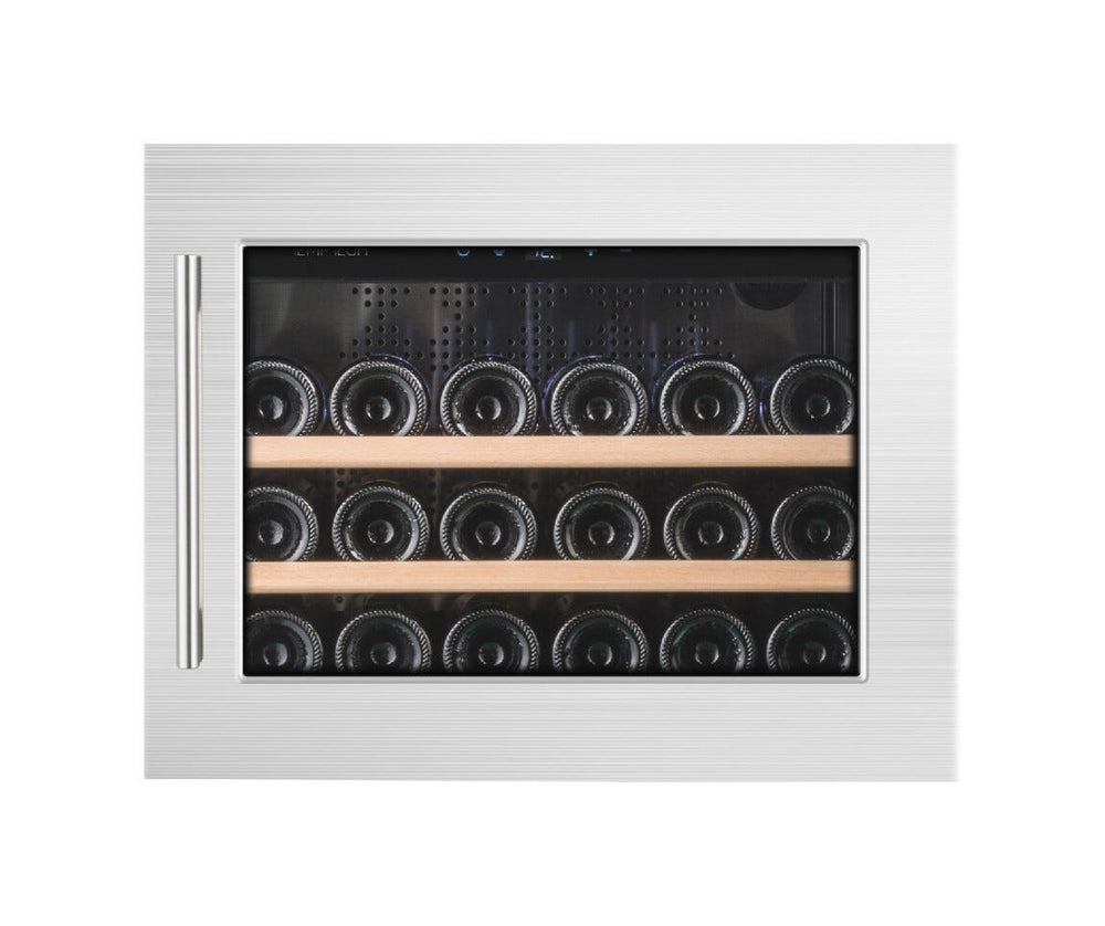 Temptech OZ45SX Oslo Cantina vini da incasso - cm. 60 h. 46 - 18 bottiglie - inox