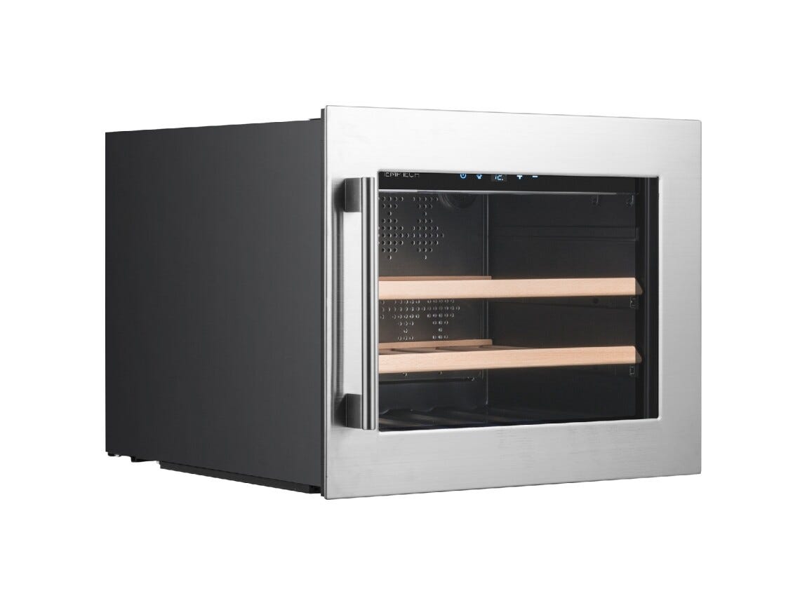Temptech OZ45SX Oslo Cantina vini da incasso - cm. 60 h. 46 - 18 bottiglie - inox