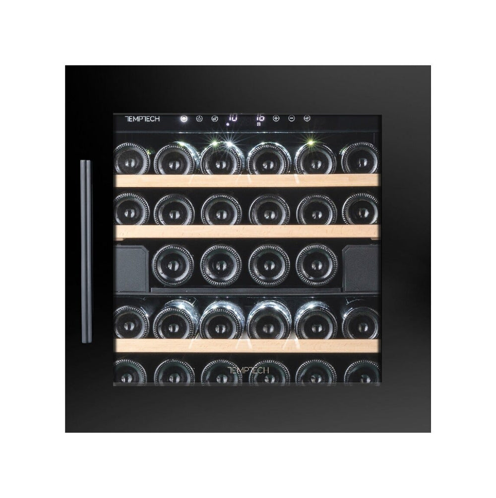 Temptech OZ60DB Oslo Cantina vini da incasso - cm. 59 h. 59 - 28 bottiglie - nero