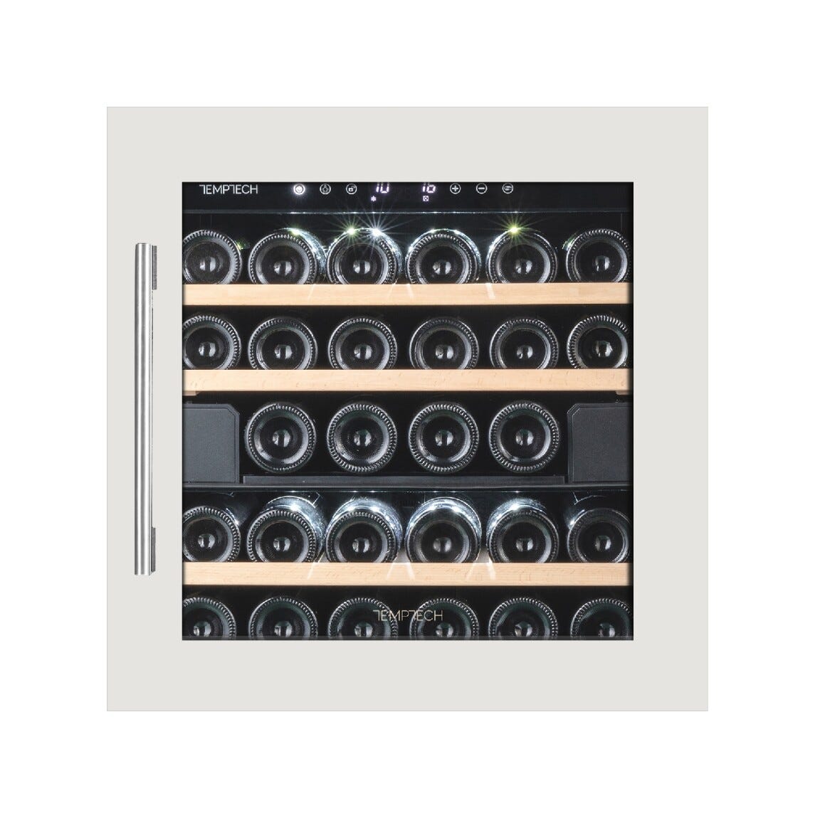 Temptech OZ60DW Oslo Cantina vini da incasso - cm. 59 h. 59 - 28 bottiglie - bianco