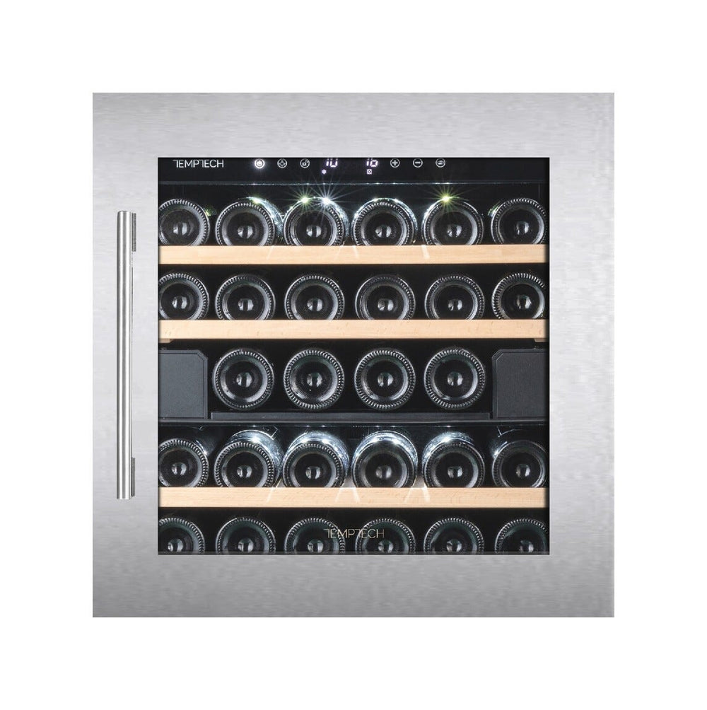 Temptech OZ60DX Oslo Cantina vini da incasso - cm. 59 h. 59 - 28 bottiglie - inox