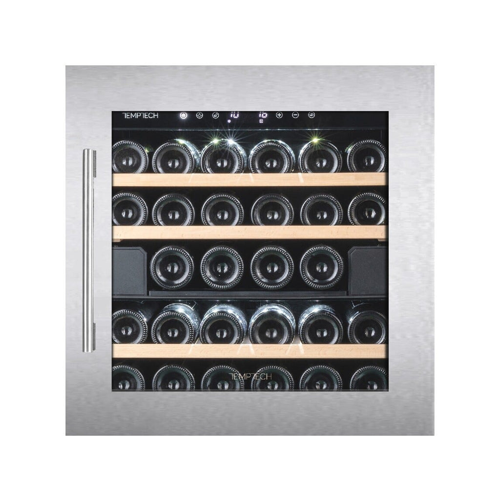Temptech OZ60DX Oslo Cantina vini da incasso - cm. 59 h. 59 - 28 bottiglie - inox
