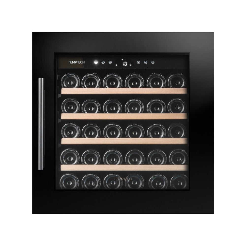 Temptech OZ60SB Oslo Cantina vini da incasso - cm. 59 h. 59 - 30 bottiglie - nero