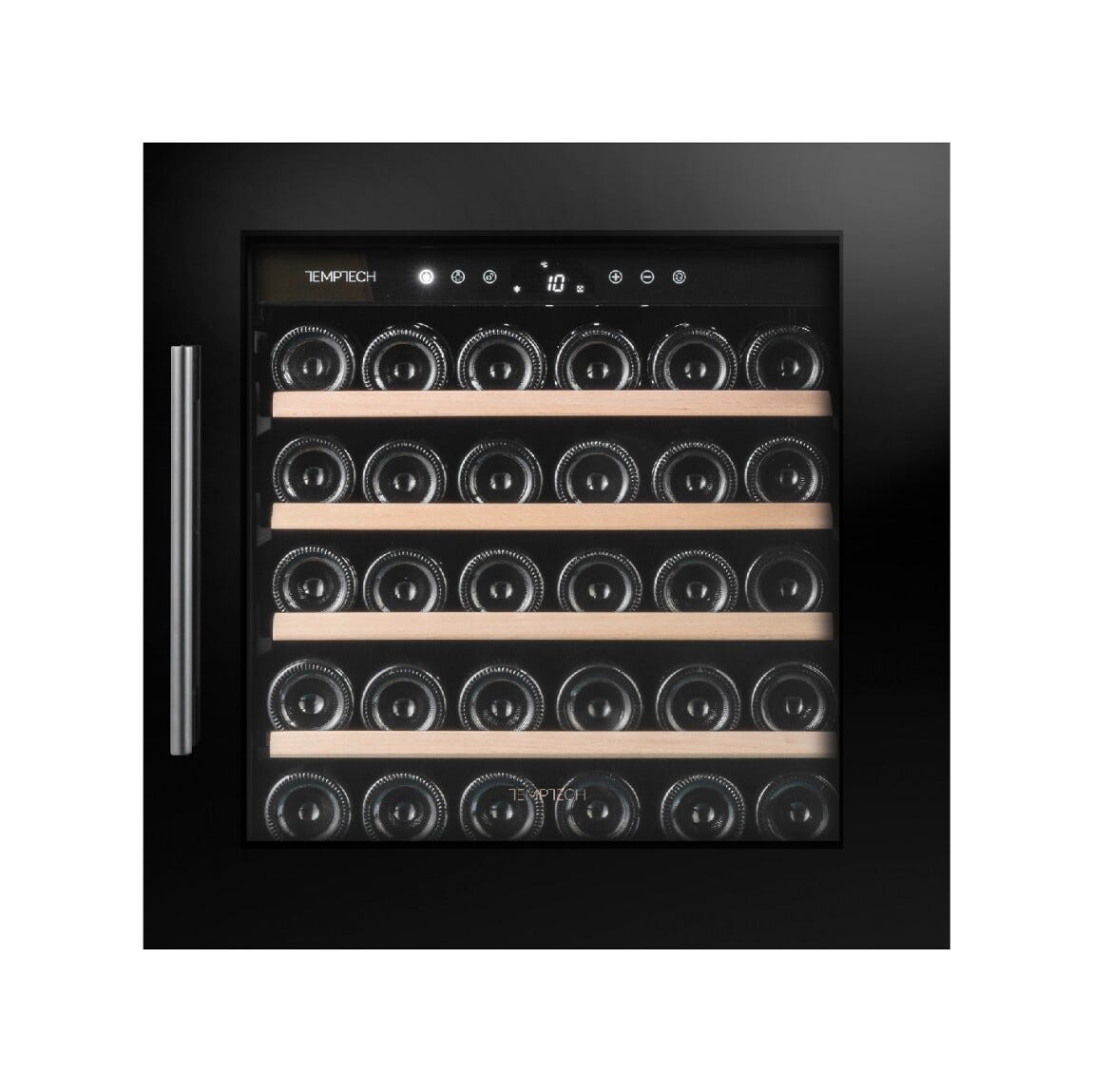 Temptech OZ60SB Oslo Cantina vini da incasso - cm. 59 h. 59 - 30 bottiglie - nero