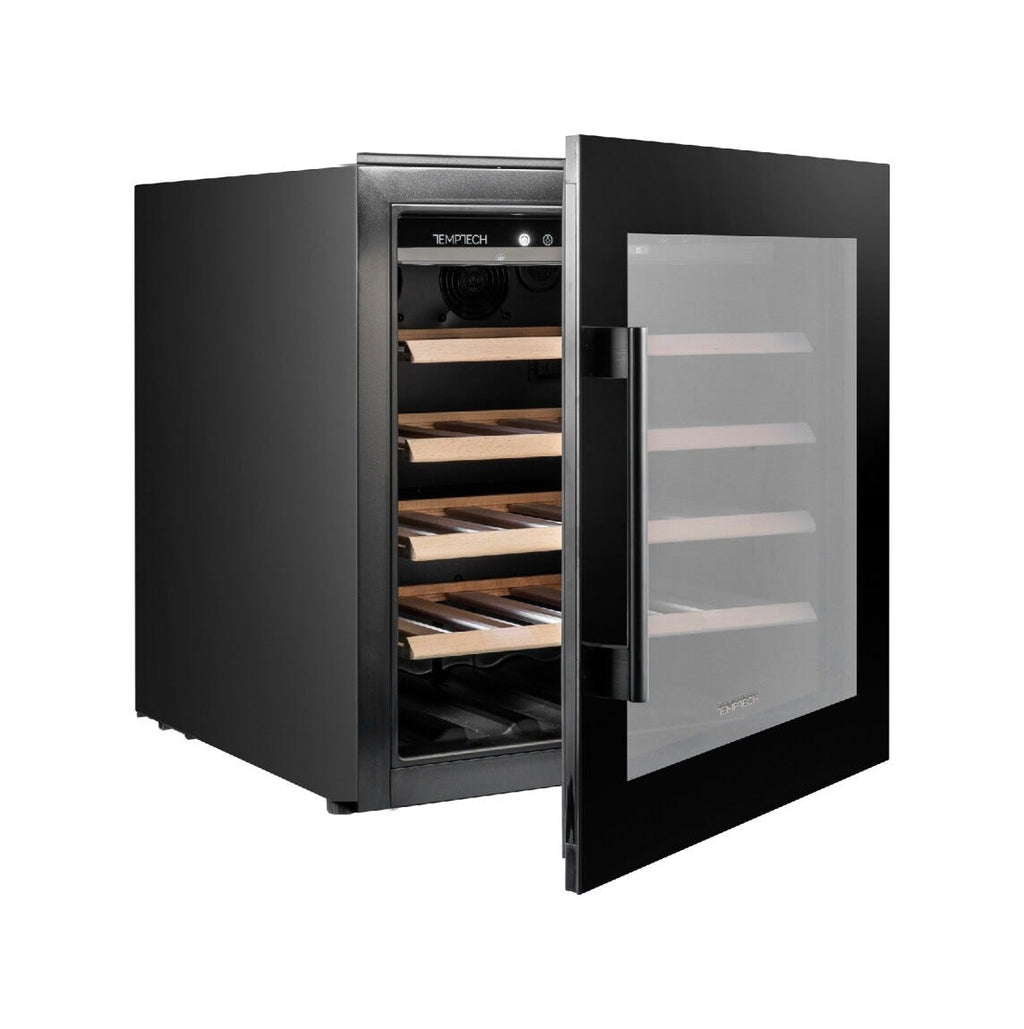 Temptech OZ60SB Oslo Cantina vini da incasso - cm. 59 h. 59 - 30 bottiglie - nero