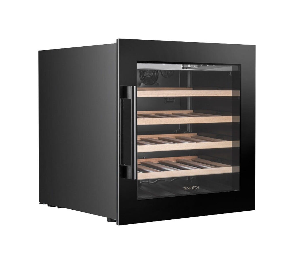 Temptech OZ60SB Oslo Cantina vini da incasso - cm. 59 h. 59 - 30 bottiglie - nero