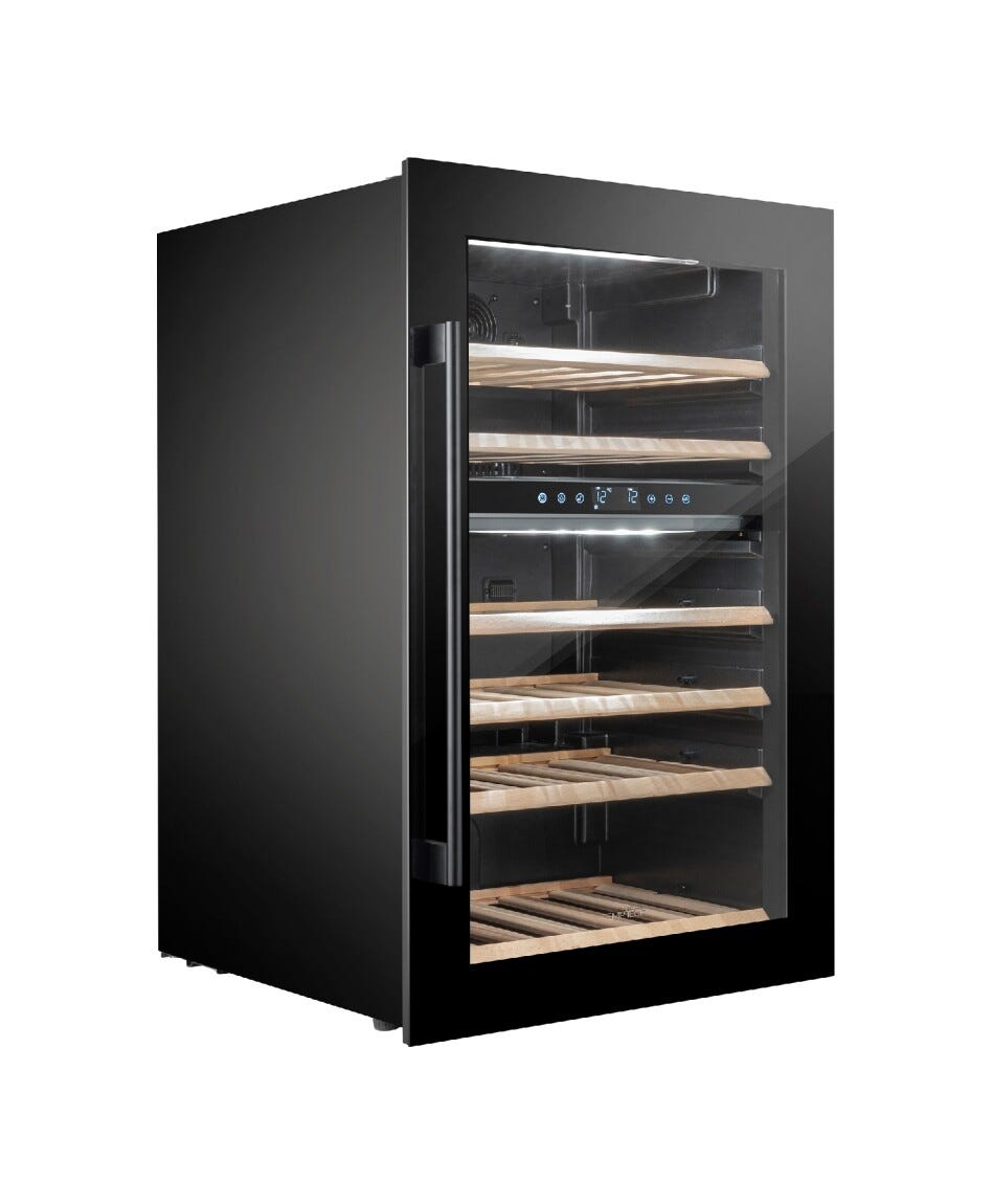 Temptech OZ90DB Oslo Cantina vini da incasso - cm. 59 h. 89 - 41 bottiglie - nero