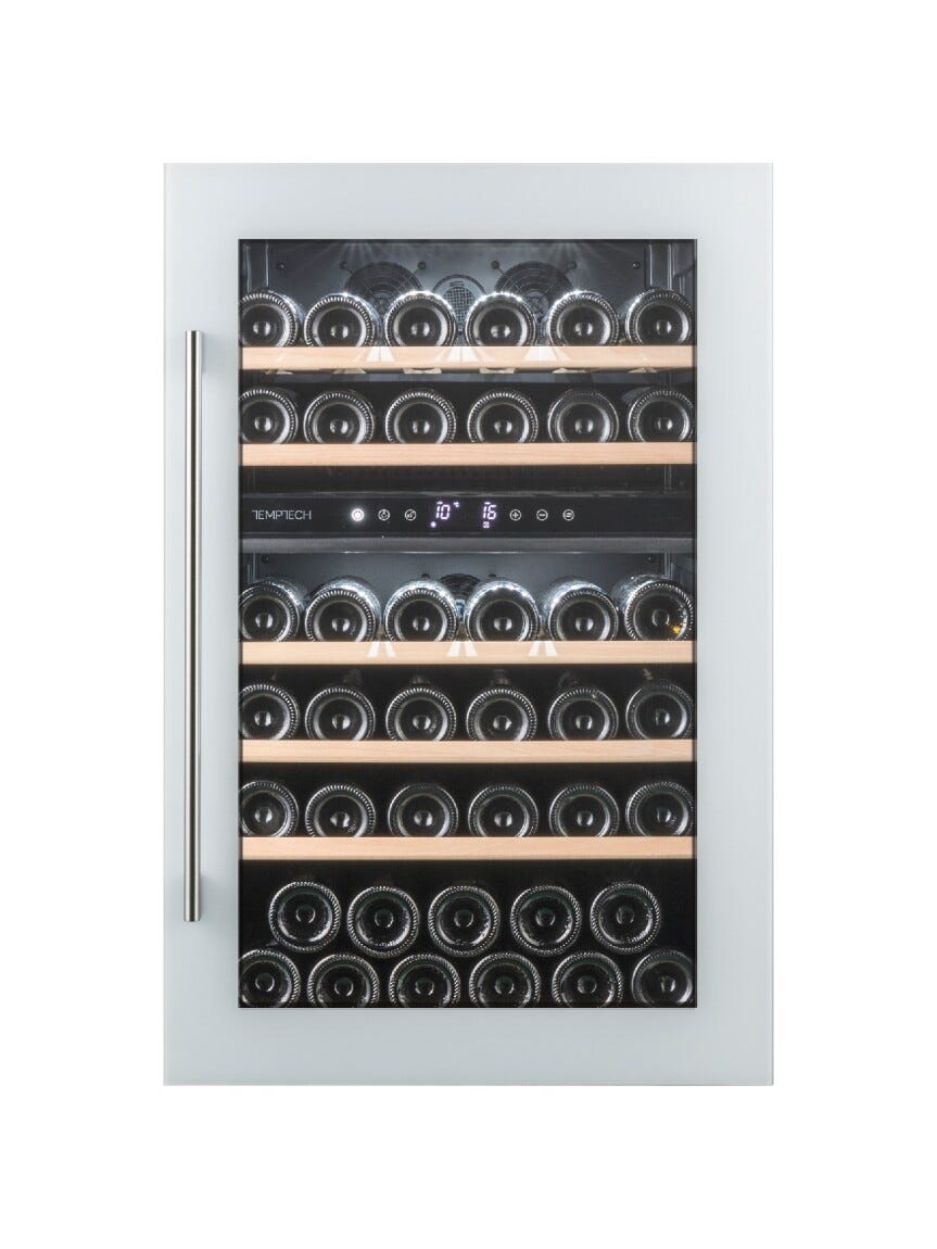 Temptech OZ90DW Oslo Cantina vini da incasso - cm. 59 h. 89 - 41 bottiglie - bianco