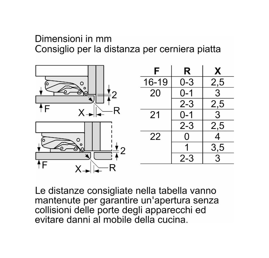 Bosch KIN96VFD0 Serie 4 Frigorifero combinato da incasso, 290 litri, NoFrost, VitaFresh XXL, cerniera piatta, classe D