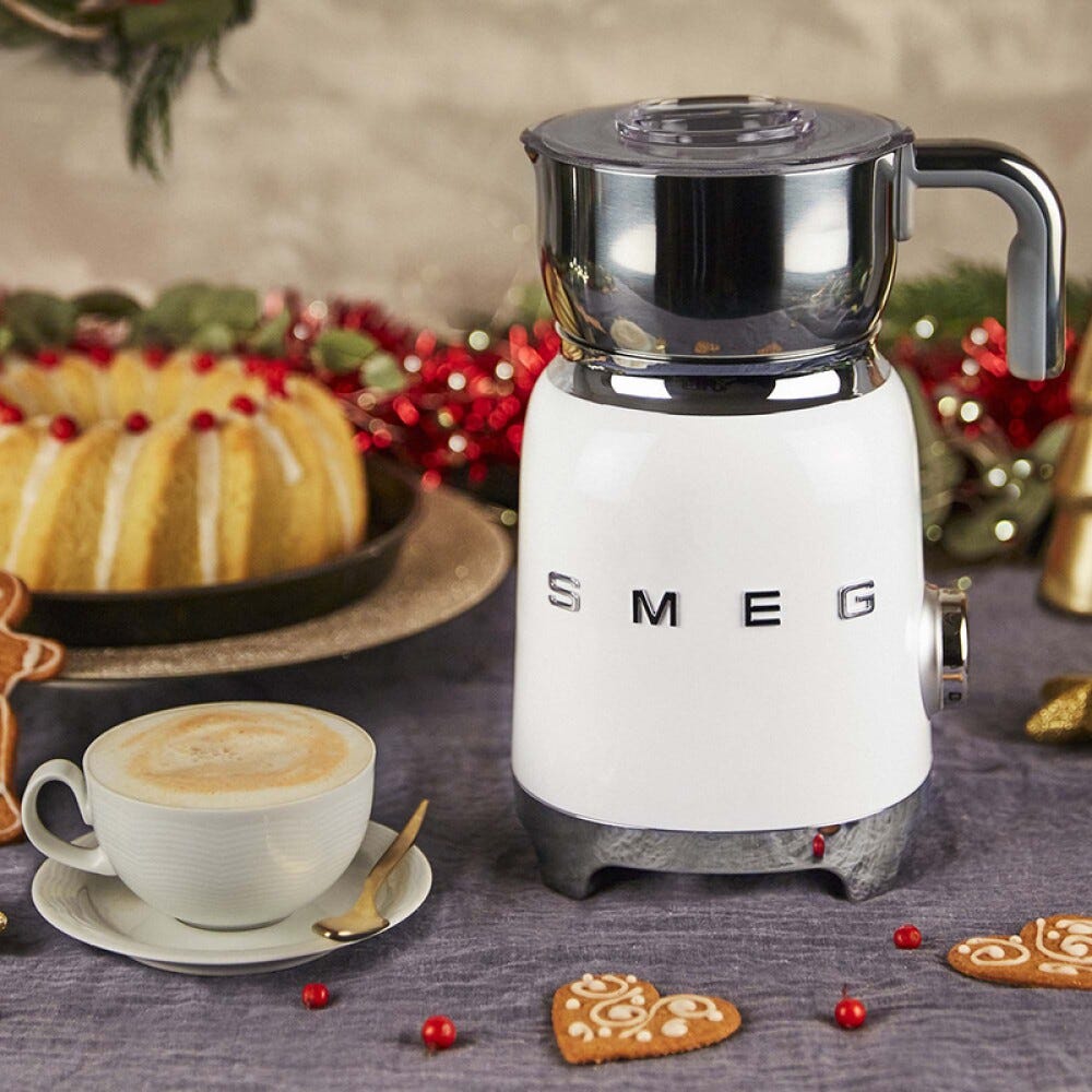 Smeg Selection MFF11WHEU 50's Style Montalatte - bianco lucido