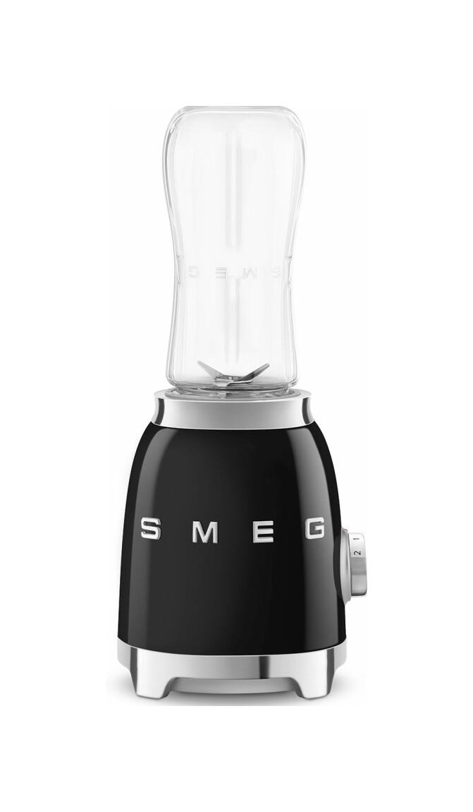 Smeg Selection PBF01BLEU 50's Style Frullatore multifunzione - nero lucido