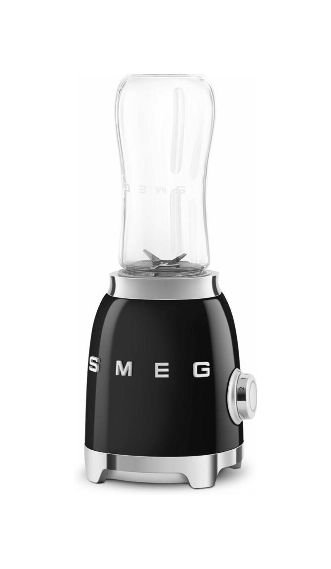 Smeg Selection PBF01BLEU 50's Style Frullatore multifunzione - nero lucido