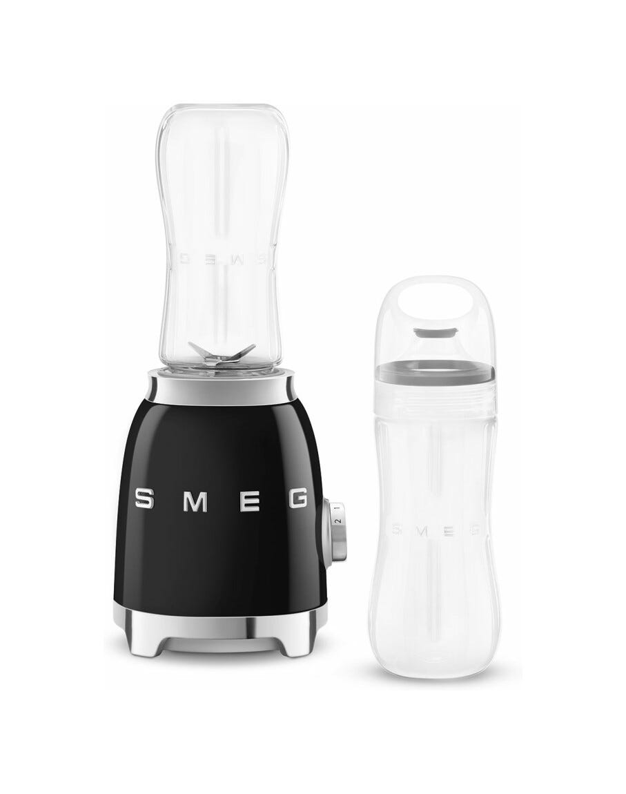 Smeg Selection PBF01BLEU 50's Style Frullatore multifunzione - nero lucido