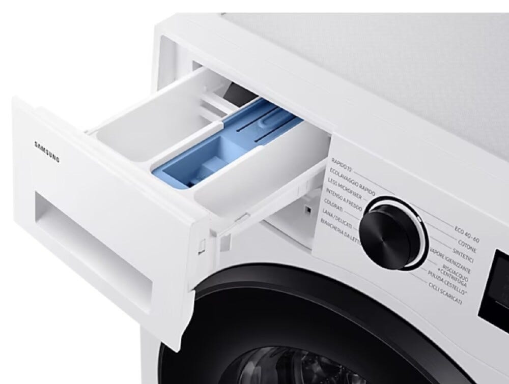 Samsung WW11DG5B25AEET Crystal Clean Lavatrice cm. 60 - capacità 11 kg - bianco