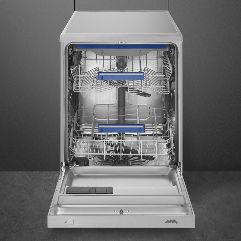 Smeg LVS342CQSX Universale Lavastoviglie a libera installazione cm. 60 - 14 coperti - inox