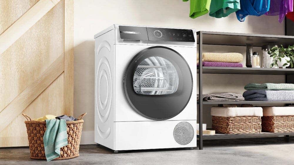 Bosch WQB245B0IT Serie 8 Asciugatrice cm. 60 - capacità 9 kg - bianco