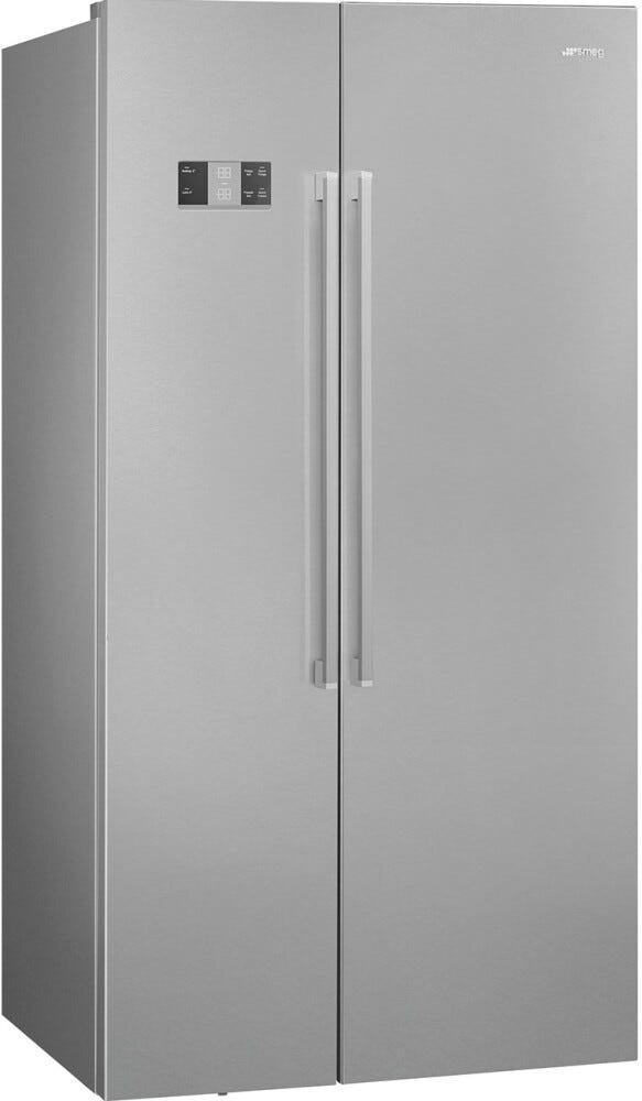 Smeg SBS63XDE Universale Frigorifero con congelatore side by side cm. 91 h. 179 - lt. 580 - inox