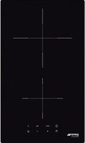 Smeg SI2321D Universale Piano cottura a induzione domino cm. 30 - vetroceramica nero