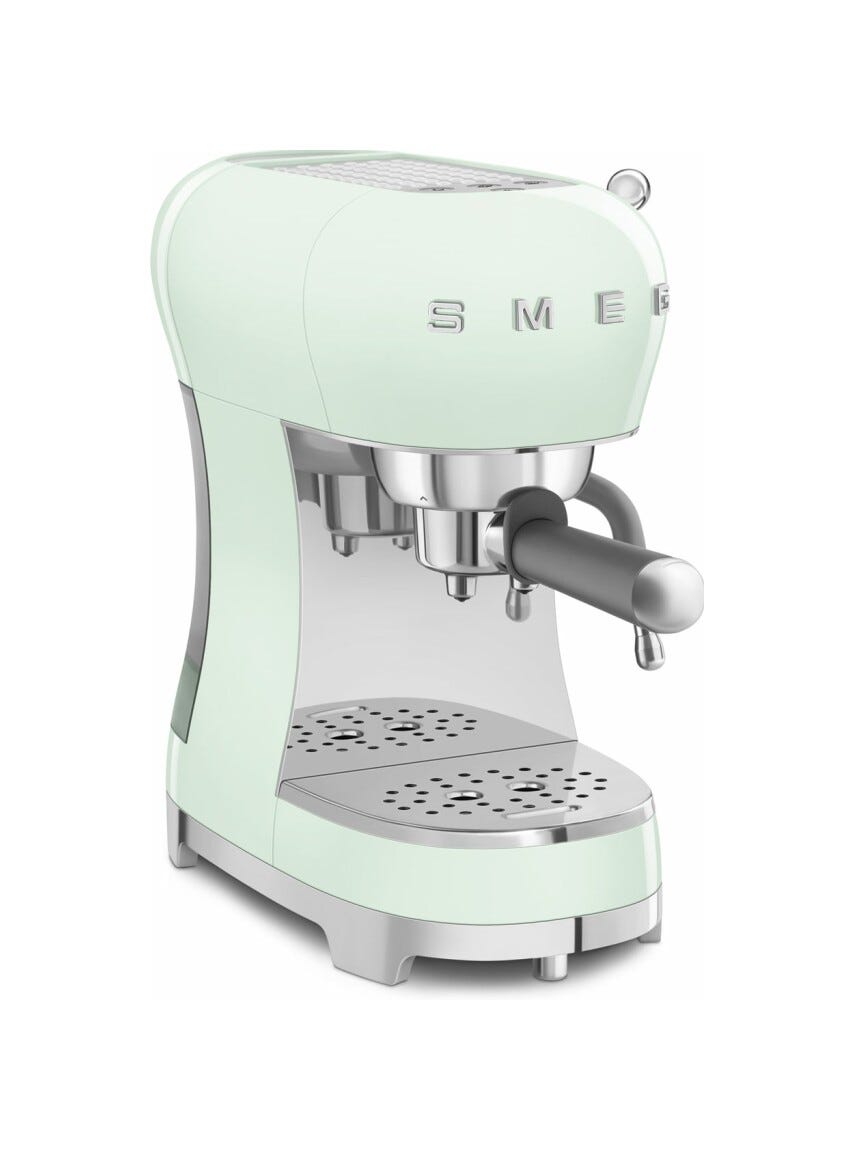 Smeg Selection ECF02PGEU 50's Style Macchina da caffè espresso manuale - verde pastello lucido