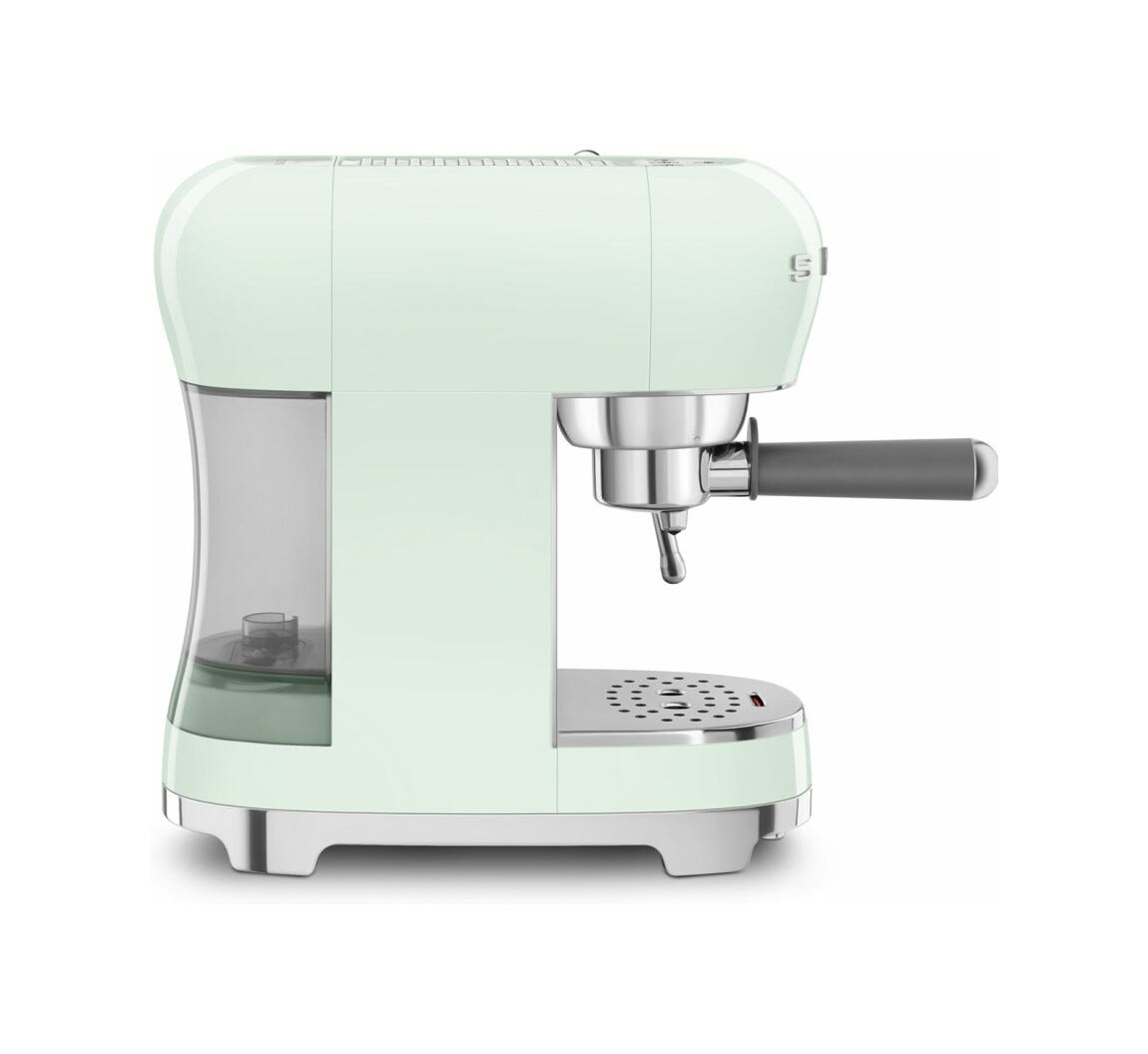 Smeg Selection ECF02PGEU 50's Style Macchina da caffè espresso manuale - verde pastello lucido