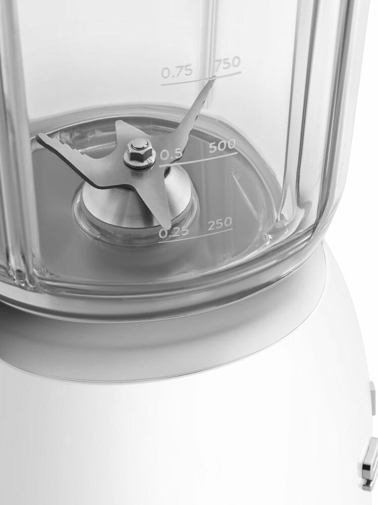 Smeg Selection BLF03WHEU 50's Style Frullatore da tavolo - bianco lucido