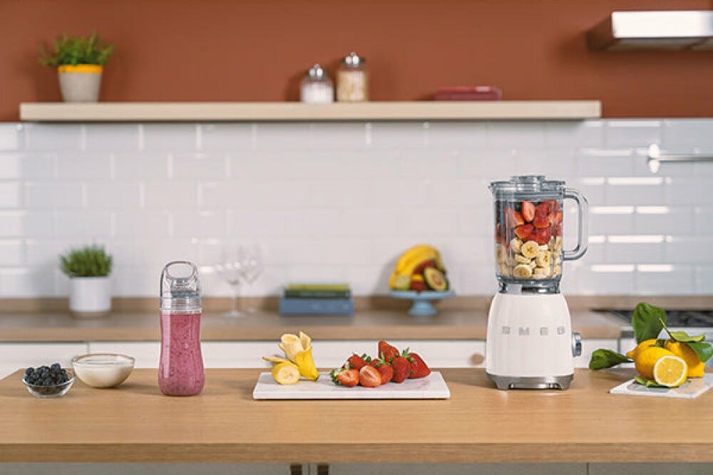 Smeg Selection BLF03WHEU 50's Style Frullatore da tavolo - bianco lucido