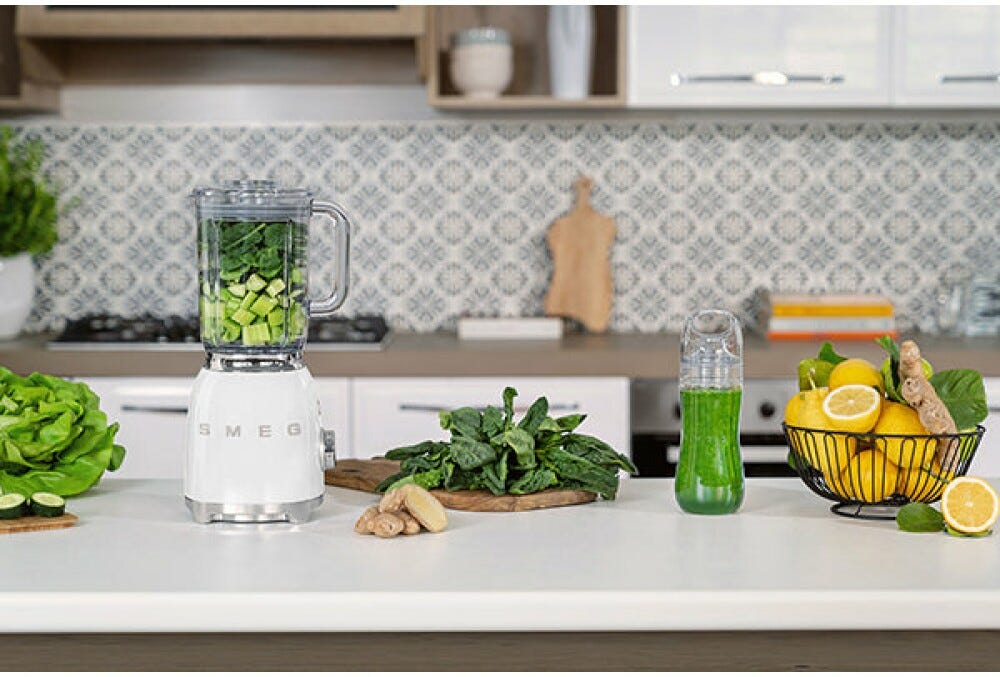 Smeg Selection BLF03WHEU 50's Style Frullatore da tavolo - bianco lucido