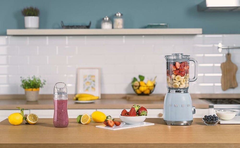 Smeg Selection BLF03PBEU 50's Style Frullatore da tavolo - azzurro lucido