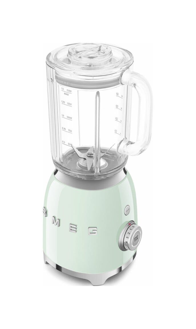 Smeg Selection BLF03PGEU 50's Style Frullatore da tavolo - verde pastello lucido