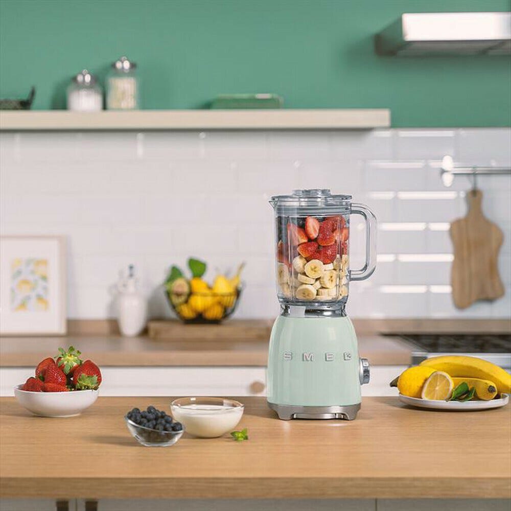 Smeg Selection BLF03PGEU 50's Style Frullatore da tavolo - verde pastello lucido