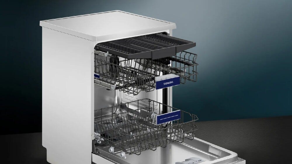 Siemens SN23EW03ME iq300 Lavastoviglie a libera installazione cm. 60 - 14 coperti - bianco