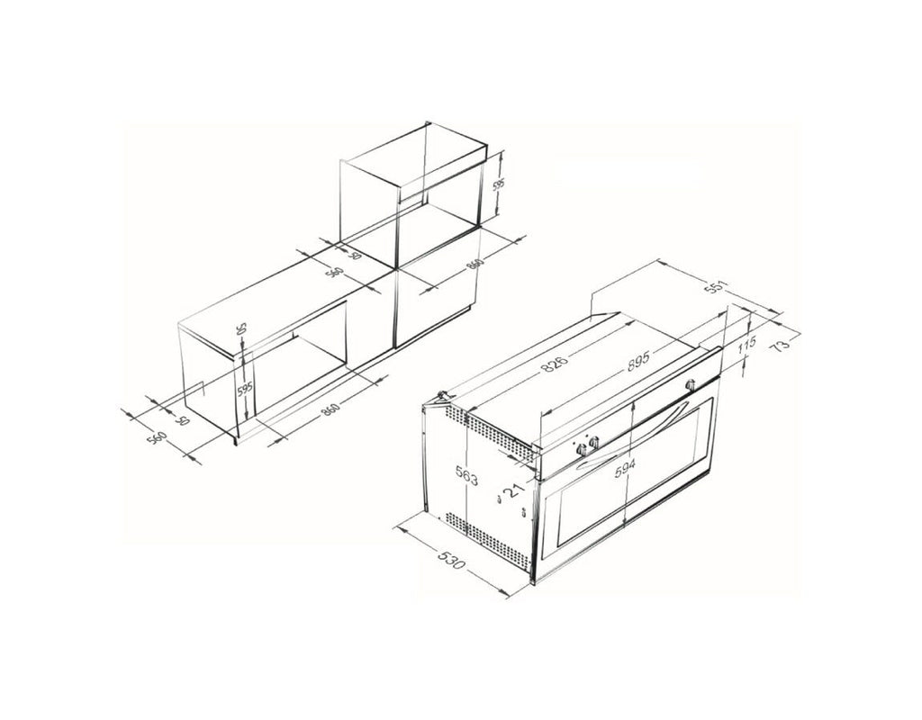 Bertazzoni F905PROGKN Professional Forno a gas cm 90 - carbonio