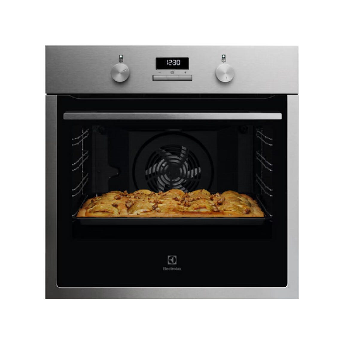 Electrolux KOIGH04X 300 Forno elettrico 72 L, Convezione 300, AquaClean, Display LED, classe A+, inox antimpronta