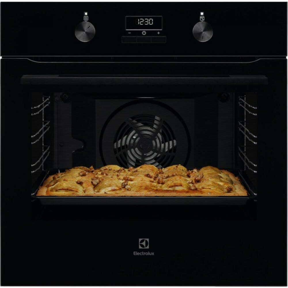 Electrolux KOIGH04K 300 Forno elettrico 72 L, convezione 300, AquaClean, Display LED, classe A, nero
