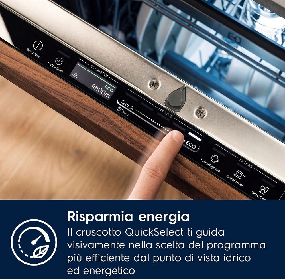 Electrolux KEAD7300L 300 Lavastoviglie integrata totale, 13 coperti, AutoSense, XtraPower