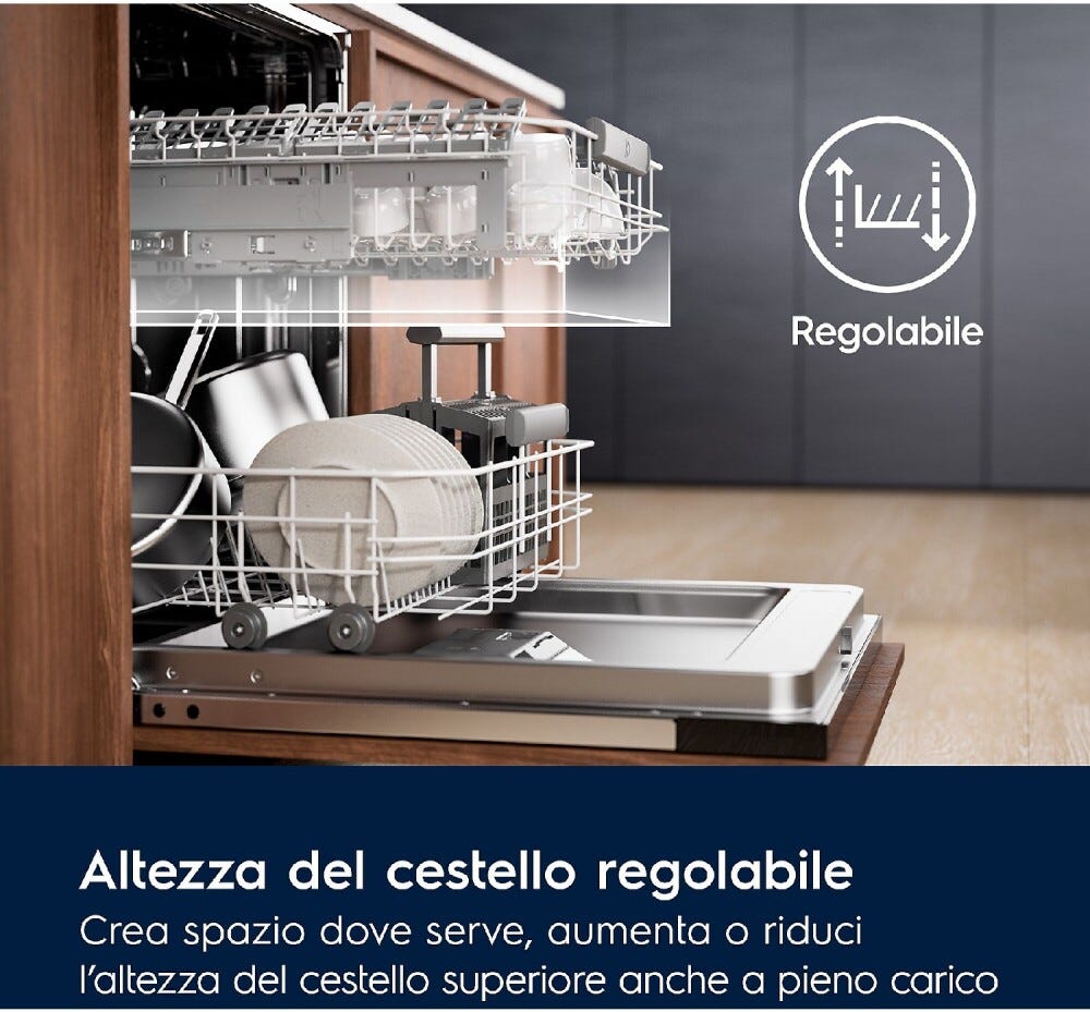 Electrolux KEAD7300L 300 Lavastoviglie integrata totale, 13 coperti, AutoSense, XtraPower