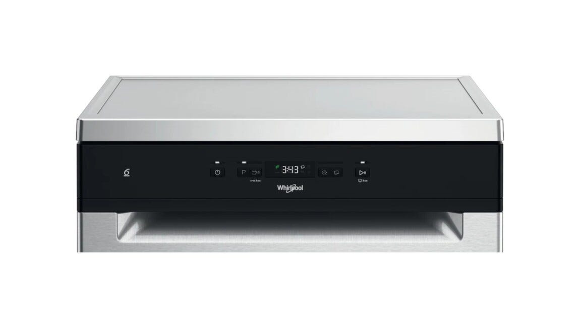 Whirlpool W2F HD624X Lavastoviglie a libera installazione cm. 60 - capacità 14 coperti - inox
