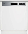 Beko BDSN26430X Lavastoviglie integrata parziale cm. 60 - 14 coperti - frontalino inox