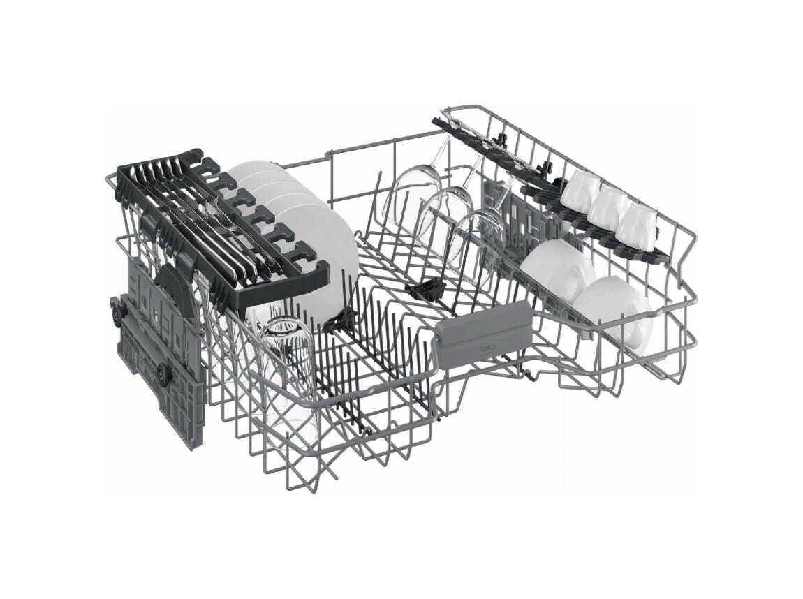 Beko BDSN26430X Lavastoviglie integrata parziale cm. 60 - 14 coperti - frontalino inox
