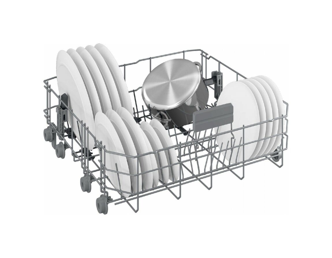 Beko BDSN26430X Lavastoviglie integrata parziale cm. 60 - 14 coperti - frontalino inox