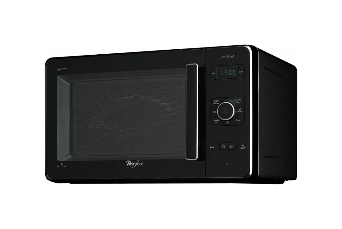 Whirlpool JC 218 BL Jet Cook Forno microonde con grill a libera installazione cm. 55 - nero