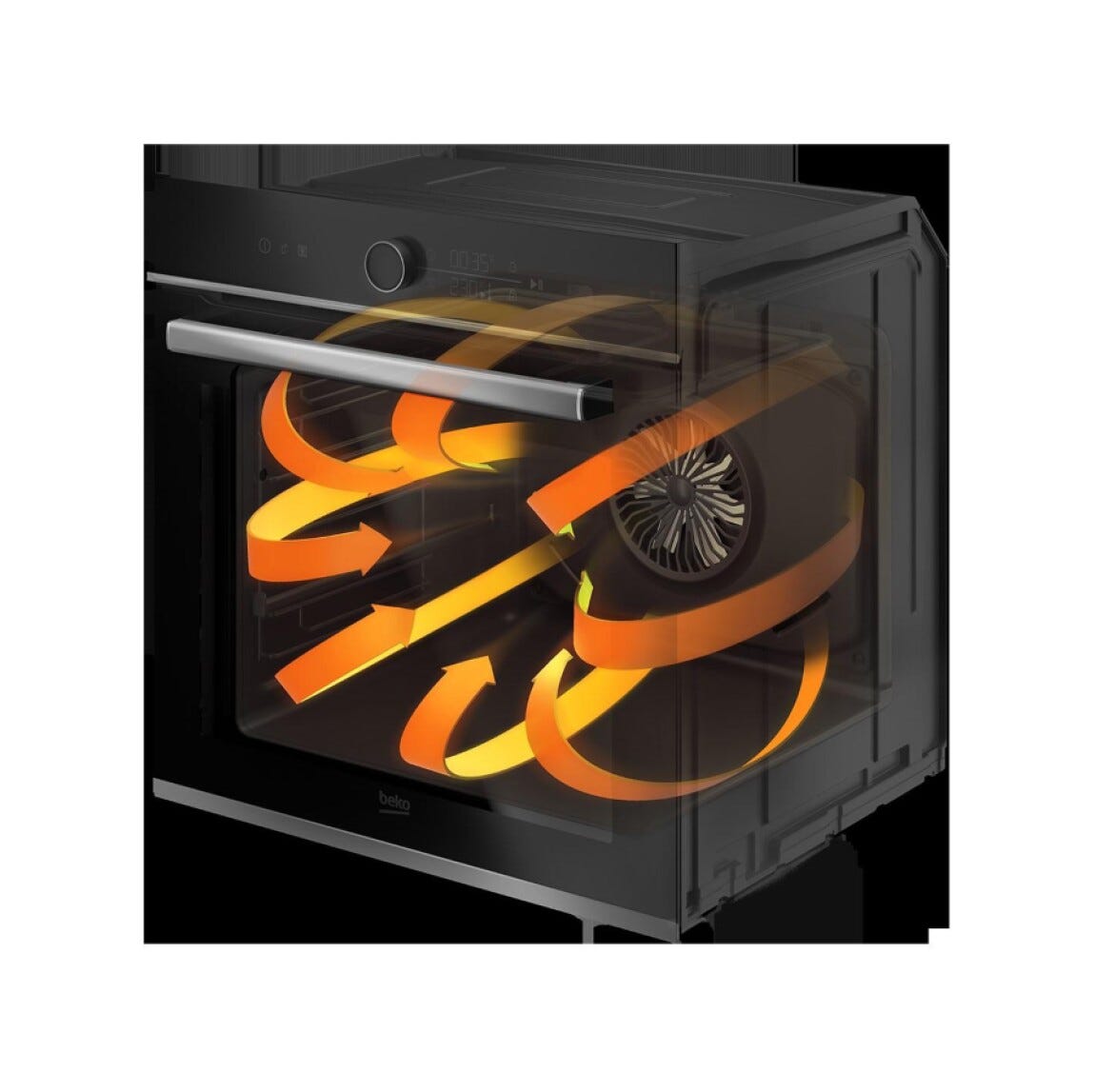 Beko RBIM19200AD Forno elettrico termoventilato cm. 60 - antracite rustico