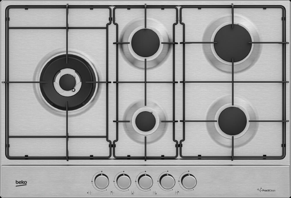 Beko HIAL75224SXE Piano cottura a gas cm. 75 - inox