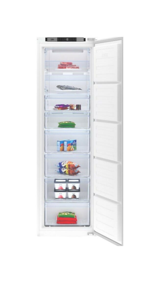 Beko BFNA247E40SN Congelatore ad incasso cm. 54 h. 178 - lt. 220