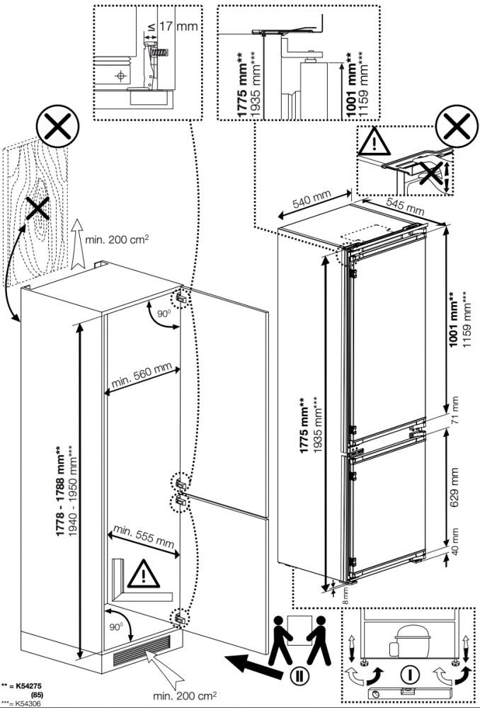 Beko BFNA247E40SN Congelatore ad incasso cm. 54 h. 178 - lt. 220