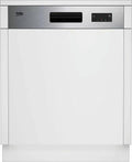 Beko BDSN15422X Lavastoviglie integrata parziale cm. 60 - 14 coperti - frontalino inox