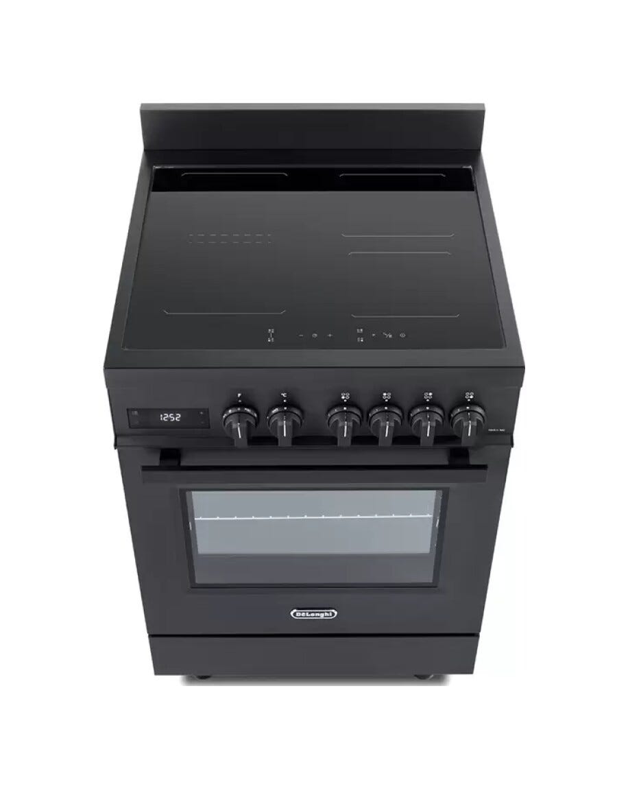 De Longhi PRO 66 MAL IN Professional Cucina da accosto cm. 60 - 4 zone induzione + 1 forno elettrico - antracite