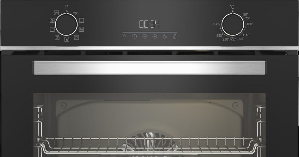 Beko BBIMA13300XS Forno elettrico termoventilato cm. 60 - inox/nero
