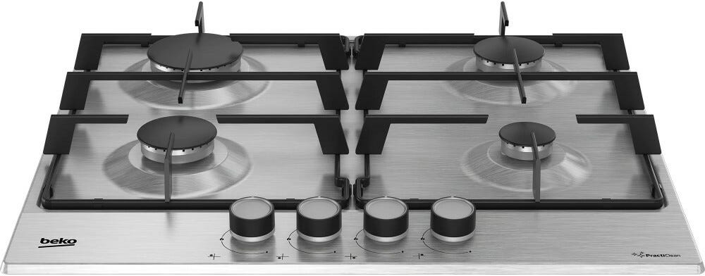 Beko HIAG64224SXE Piano cottura a gas cm. 58 - inox