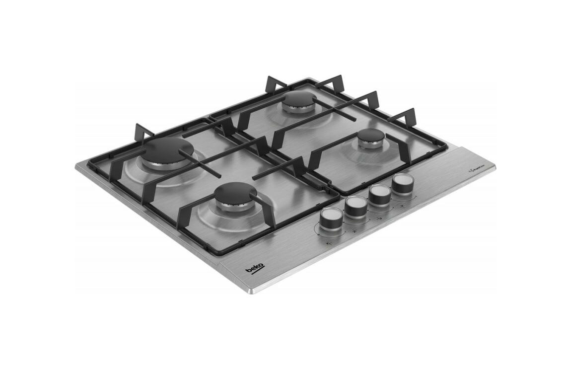 Beko HIAG64224SXE Piano cottura a gas cm. 58 - inox